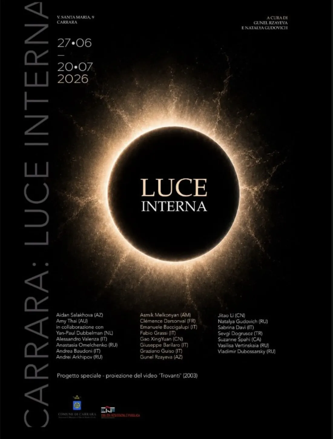 LUCE INTERNA Event Poster